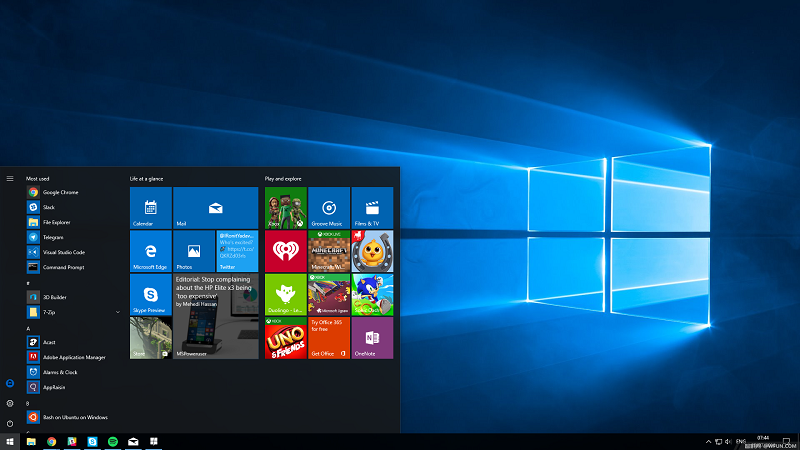萝卜家园 64位 Windows10 企业版 电脑